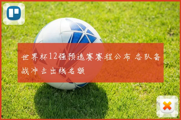 世界杯12强预选赛赛程公布 各队备战冲击出线名额